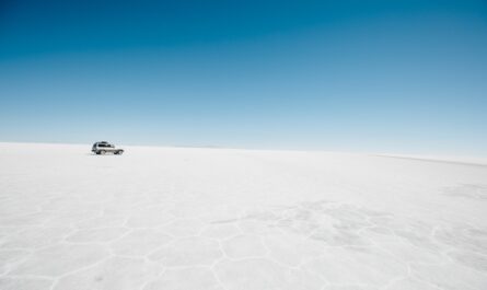 vinter og salt bil