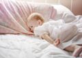baby, bed, lying