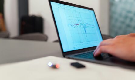 ERP løsning på en laptop